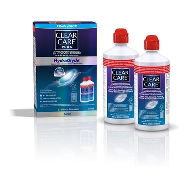 CLEAR CARE® Plus With HydraGlyde Contact Lens Solution, Cleaning & Disinfecting Solution With Hydrogen Peroxide