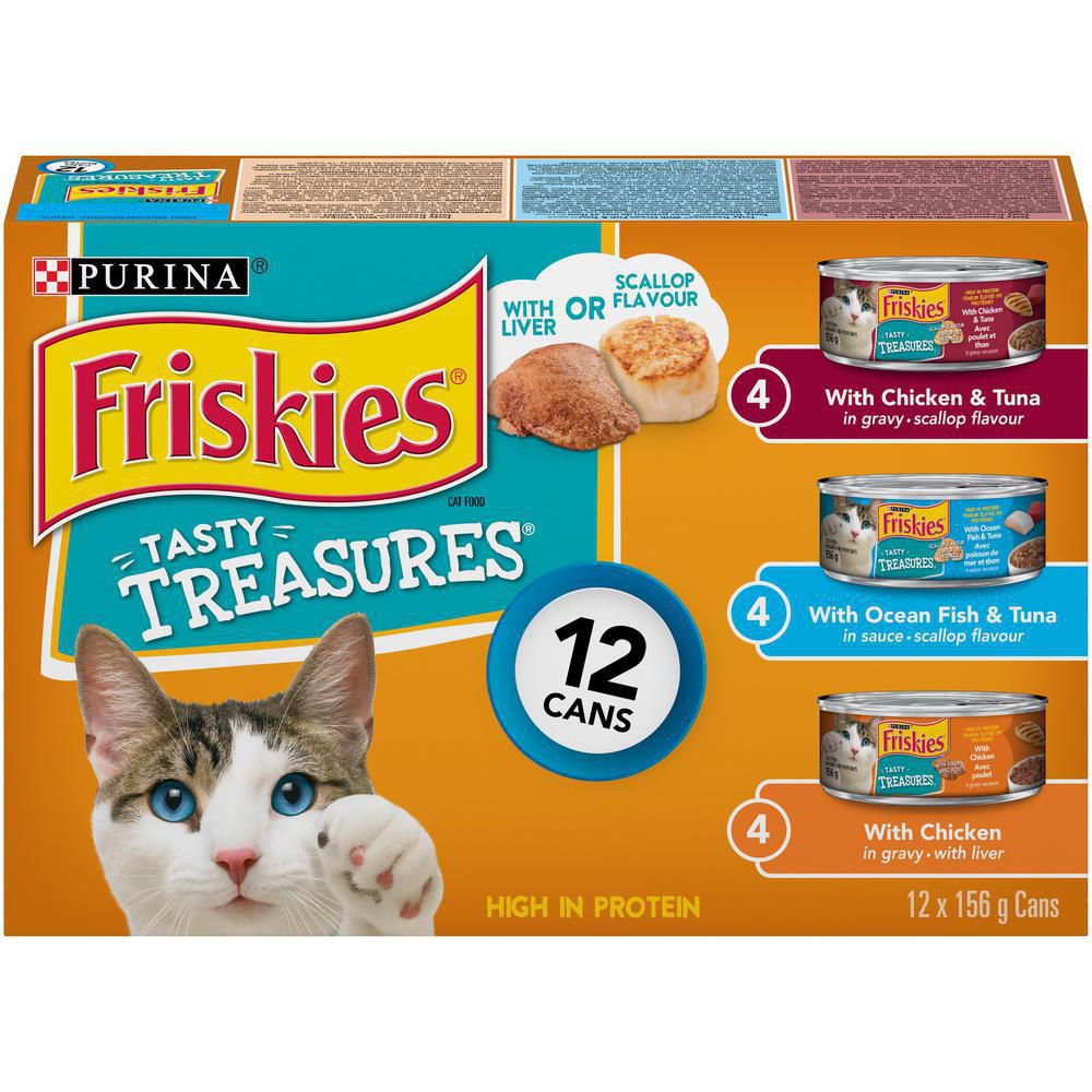 Friskies Tasty Treasures Avec Foie Ou Saveur De P toncle Pack De Friskies Tasty Treasures Avec Foie Ou Saveur De P toncle Pack De