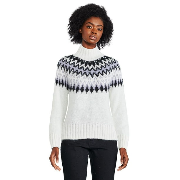Women's Mock Neckline Sweater Walmart.ca