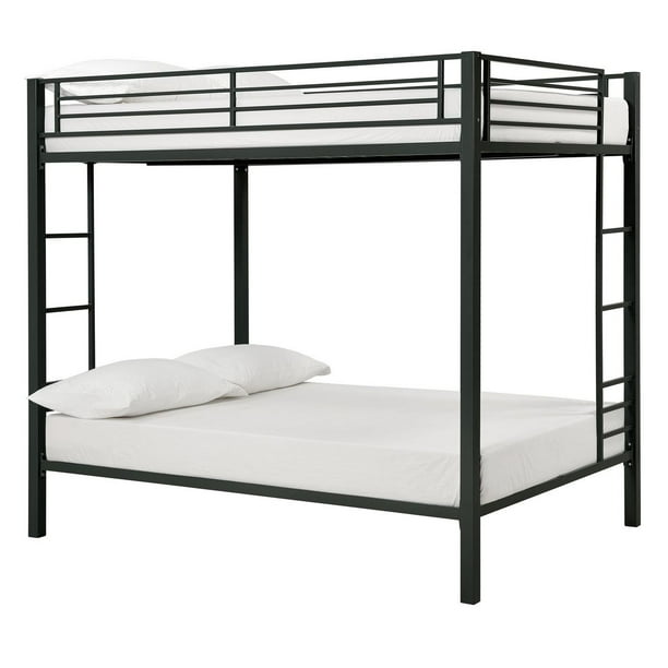 DHP Full over Full Metal Bunk Bed, Black Walmart.ca