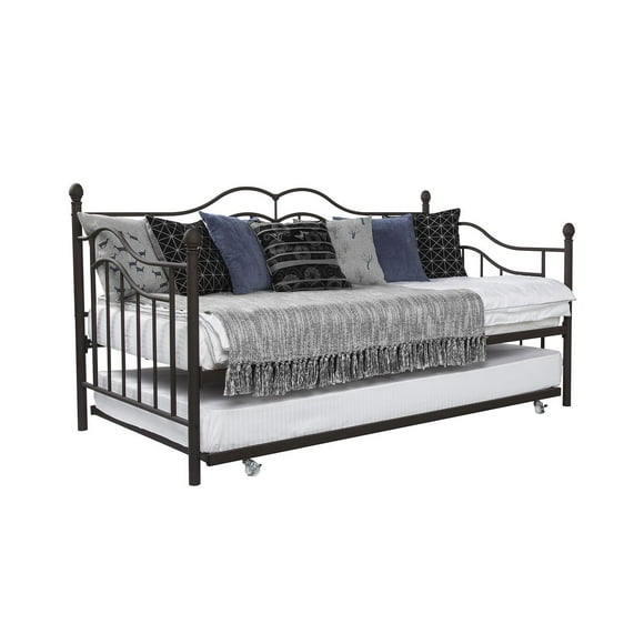 DHP Tokyo Metal Daybed and Trundle, Twin/Twin, Bronze