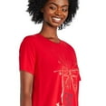 thumbnail image 2 of George Women's Christmas Short Sleeve Tee, 2 of 6