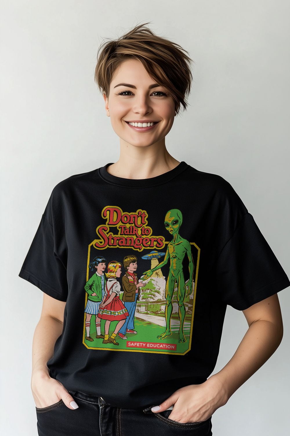 Don't Talk to Strangers - Steven Rhodes Style T-shirt