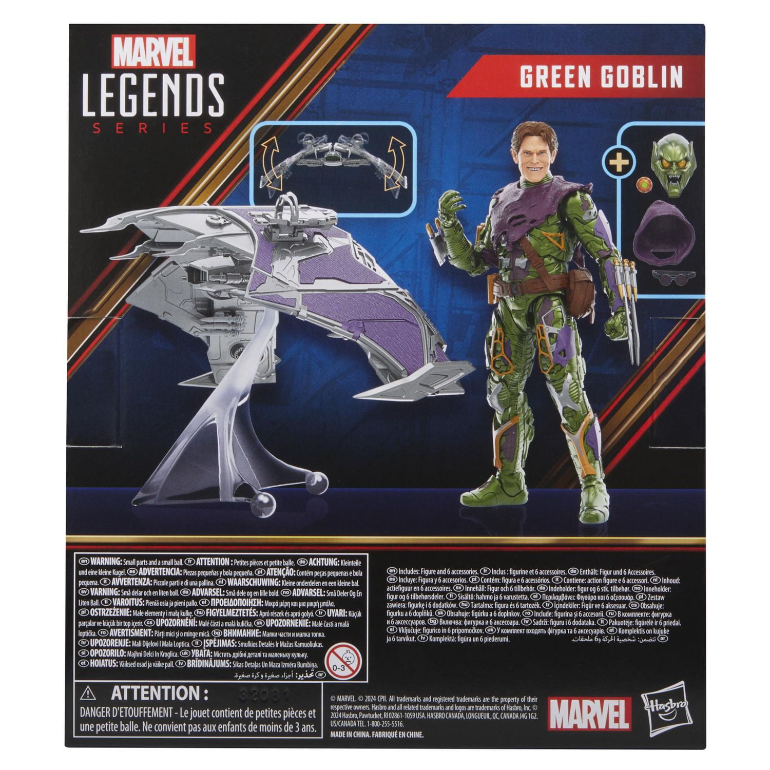 Hasbro Marvel Legends Series Green Goblin Spider Man No Way Home