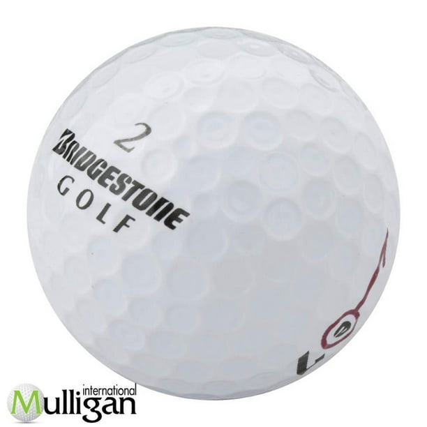 Mulligan - 12 balles de golf récupérées Bridgestone e7 5A, Blanc