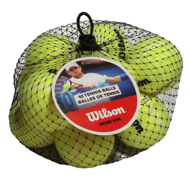 Sac de 10 balles de tennis Wilson