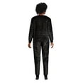 thumbnail image 3 of George Women's Plush Pajamas 2-Piece Set, 3 of 6