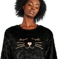 thumbnail image 4 of George Women's Plush Pajamas 2-Piece Set, 4 of 6