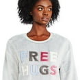 thumbnail image 4 of George Women's Plush Pajamas 2-Piece Set, 4 of 6