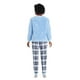 Pyjama 2 pièces en peluche George pour femmes – image 3 sur 6