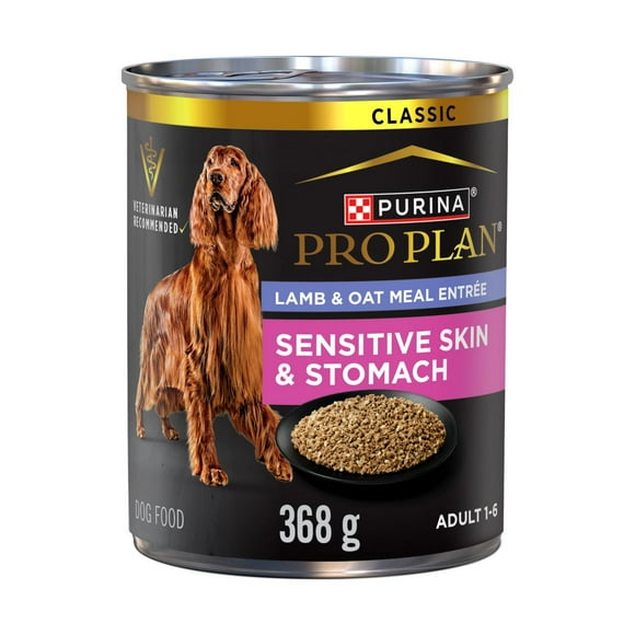 Purina Pro Plan Specialized Sensitive Skin & Stomach Lamb & Oat Meal Entrée, Wet Dog Food 368 g