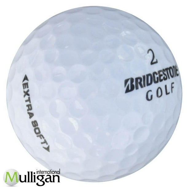 Mulligan - 12 balles de golf récupérées Bridgestone Extra Soft 5A, Blanc