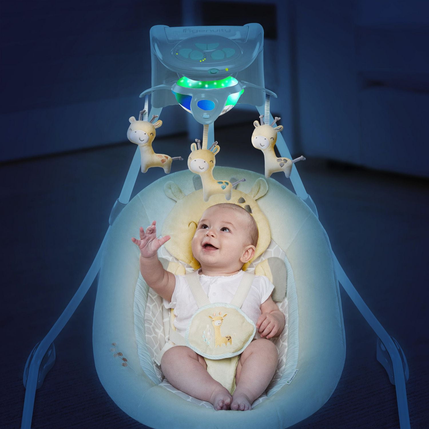 Ingenuity baby 2025 swing giraffe