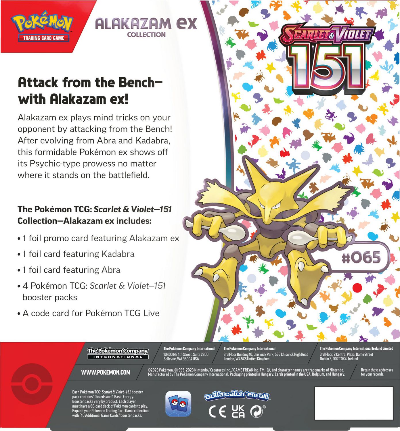 Scarlet & Violet—151 Collection—Alakazam ex - Walmart.ca