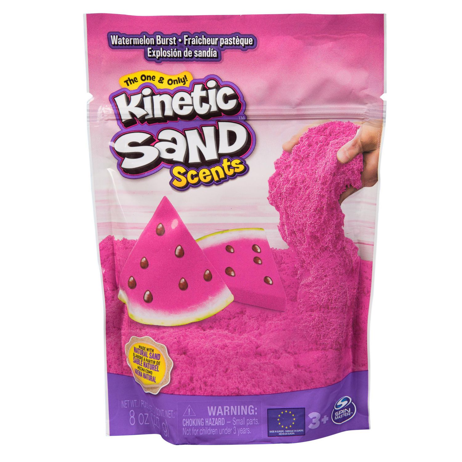 Kinetic Sand - Recharge Sable Rose - 907g - Pour Enfant dès 3 ans
