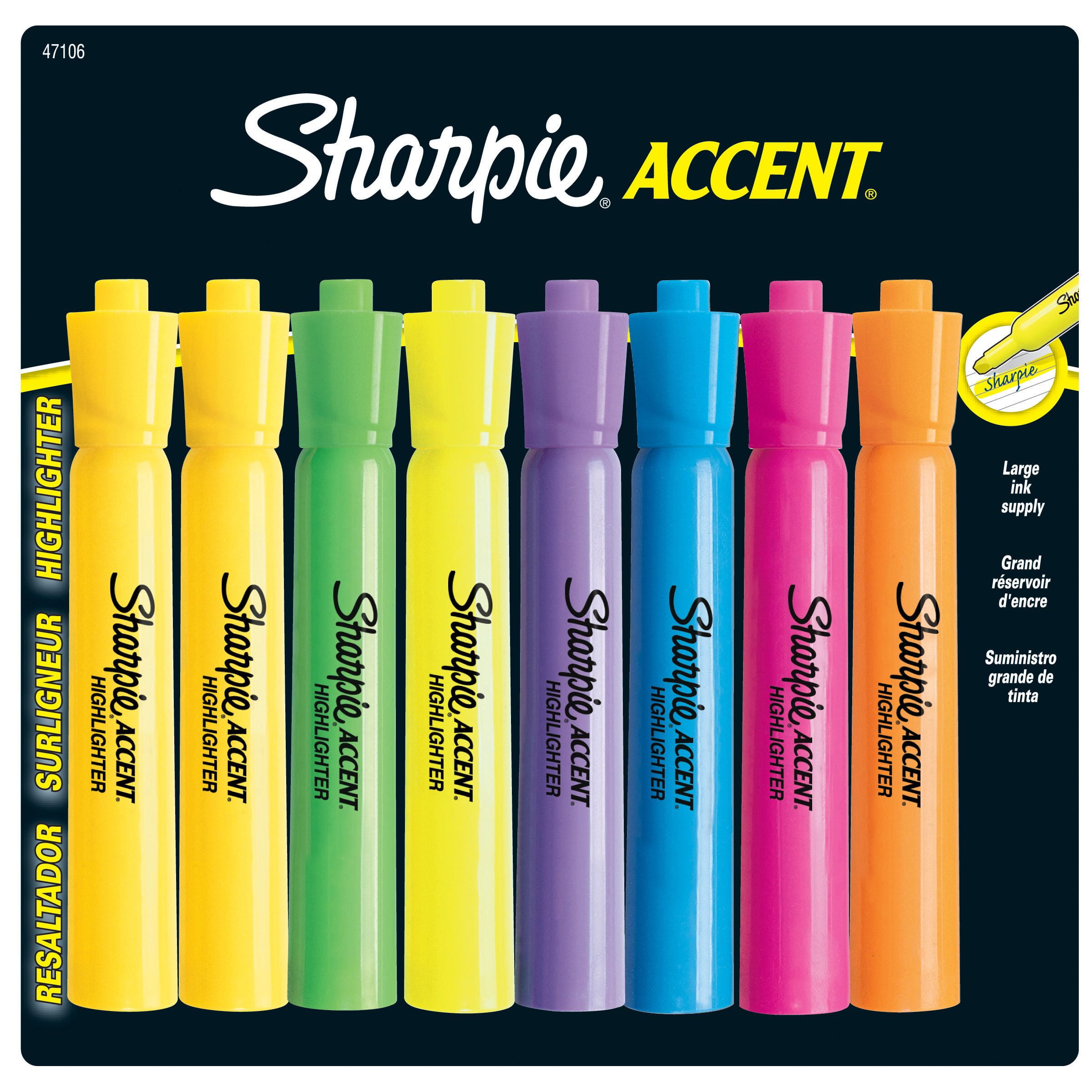SHARPIE Tank Highlighters, 8Pack Walmart Canada