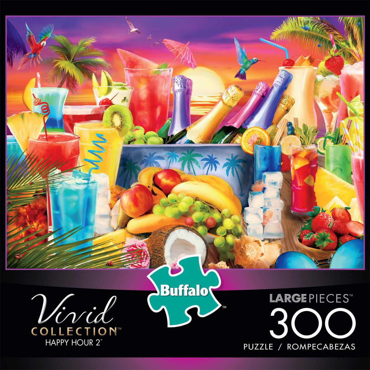 Buffalo Games Vivid Collection Happy Hour 2 300 Piece Jigsaw