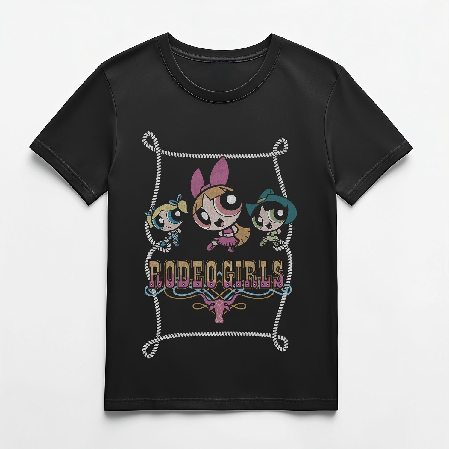 T-shirt Powerpuff Girls Rodéo