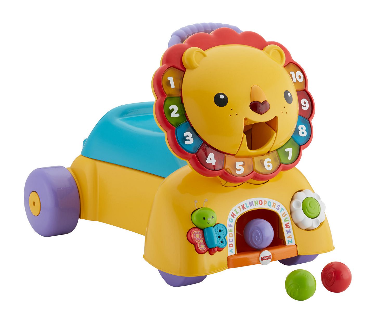 fisher price lion ride on toy