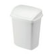 Corbeille à papier Rubbermaid pour  toilette 14.2L à double action, blanc – image 1 sur 1