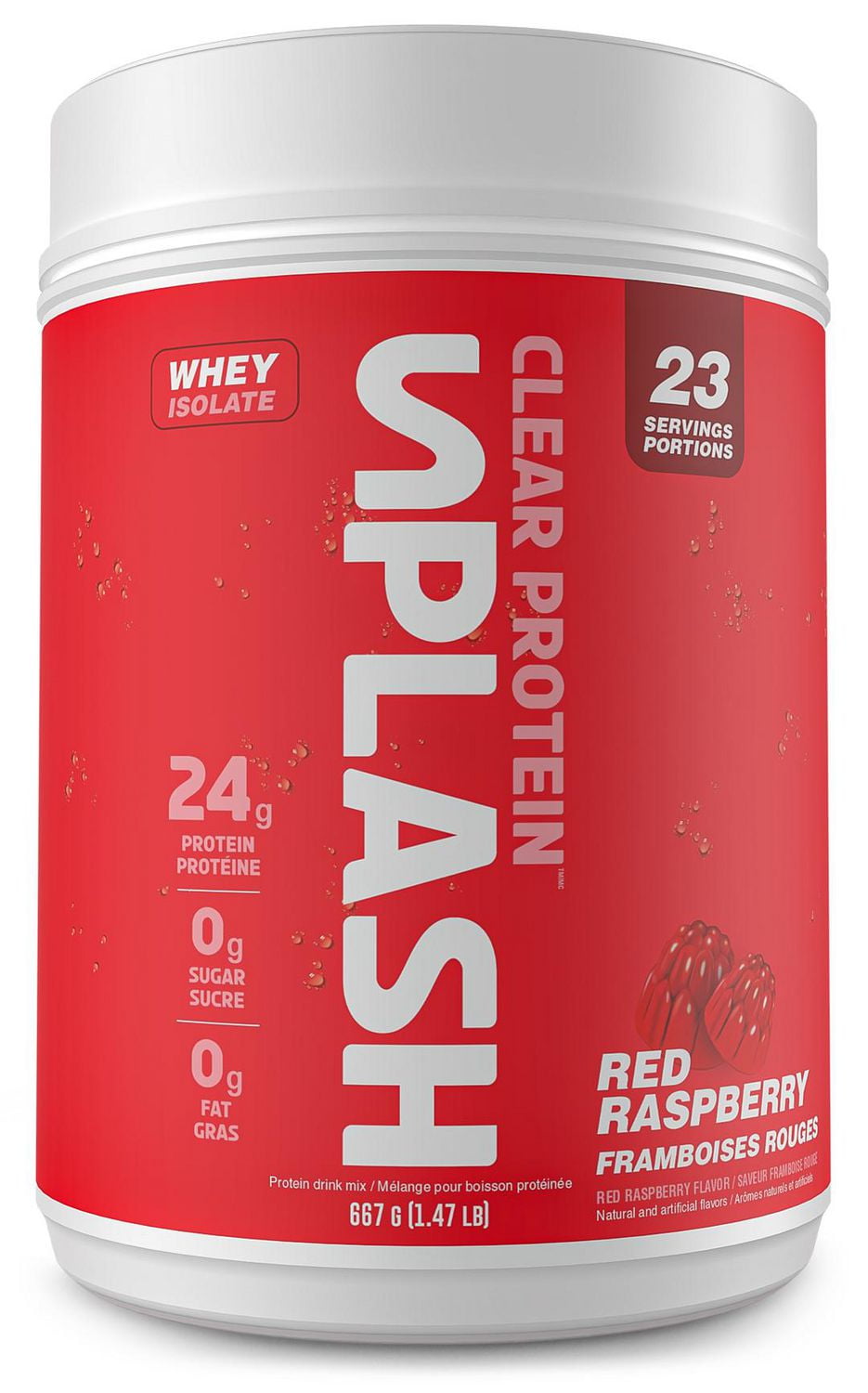 Revolution Nutrition, Splash Clear Isolate Protein, 100% Clear Whey Isolate Powder, 24g of Protein Per Scoop, Zero Sugar, Zero Carb, Candy Flavour, Collagen, 667g