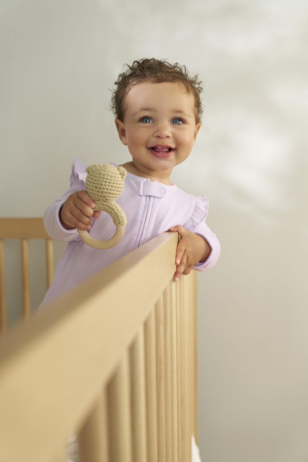 Carter's Child of Mine Baby Girls' Sleep n Play Purple Ruffle