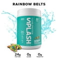 thumbnail image 2 of Revolution Nutrition, Splash Clear Isolate Protein, 100% Clear Whey Isolate Powder, 24g of Protein Per Scoop, Zero Sugar, Zero Carb, Candy Flavour, Collagen, 667g, Rainbow Belts (23 Servings), 2 of 8