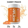 thumbnail image 2 of Revolution Nutrition, Splash Clear Isolate Protein, 100% Clear Whey Isolate Powder, 24g of Protein Per Scoop, Zero Sugar, Zero Carb, Candy Flavour, Collagen, 667g, Candy Peach (23 Servings), 2 of 8