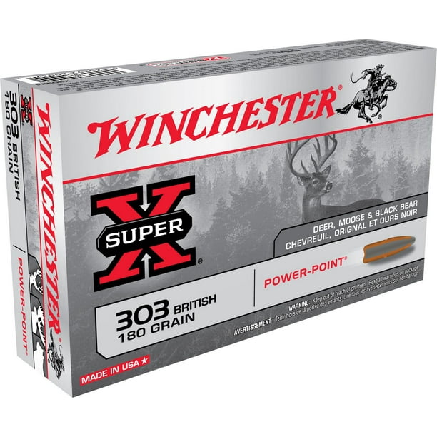 Winchester Munition Super-X Power-Point 303 British, 180 grains