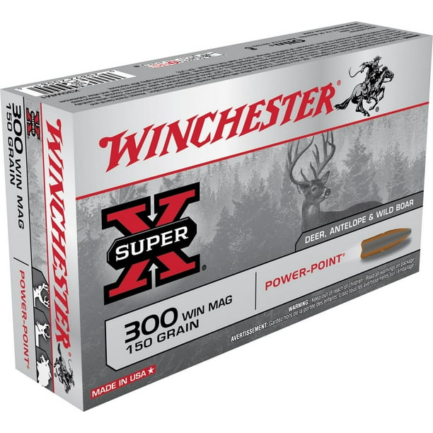 Winchester Munition Super-X Power-Point 300 Win Mag, 150 grains