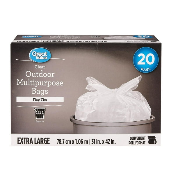 Selection Extra Large Multi-Purpose Clear Bags