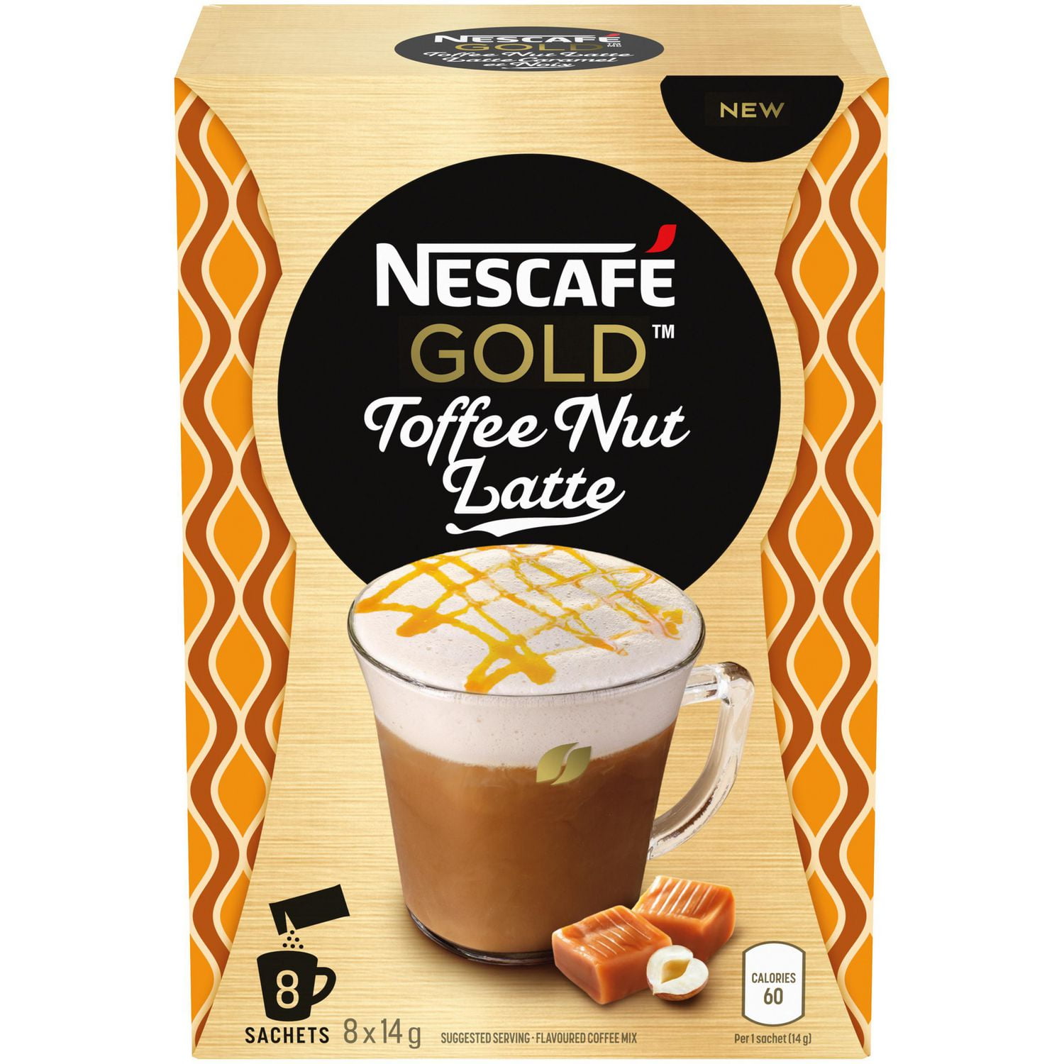 NESCAFÉ GOLD® Toffee Nut Latte Coffee 8 x 14 g Walmart Canada
