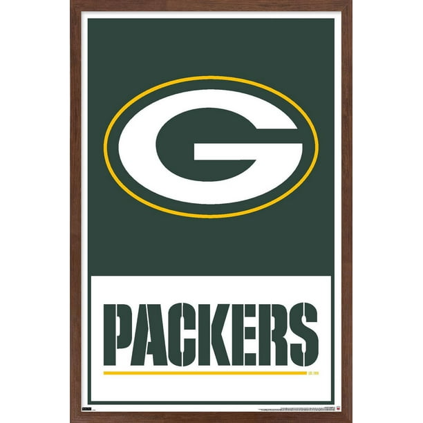 NFL Green Bay Packers - Logo 21 Wall Poster with Push Pins, 14.725