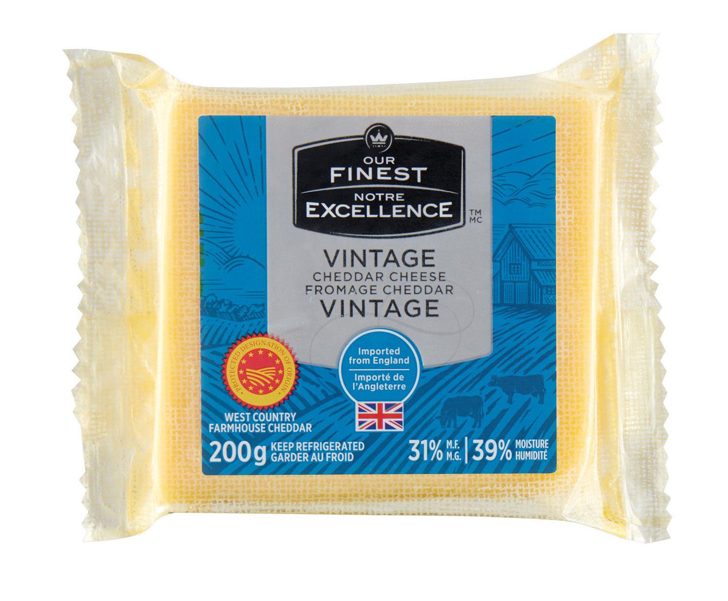 Excellence Housse de rangement sous vide, M, Bleu