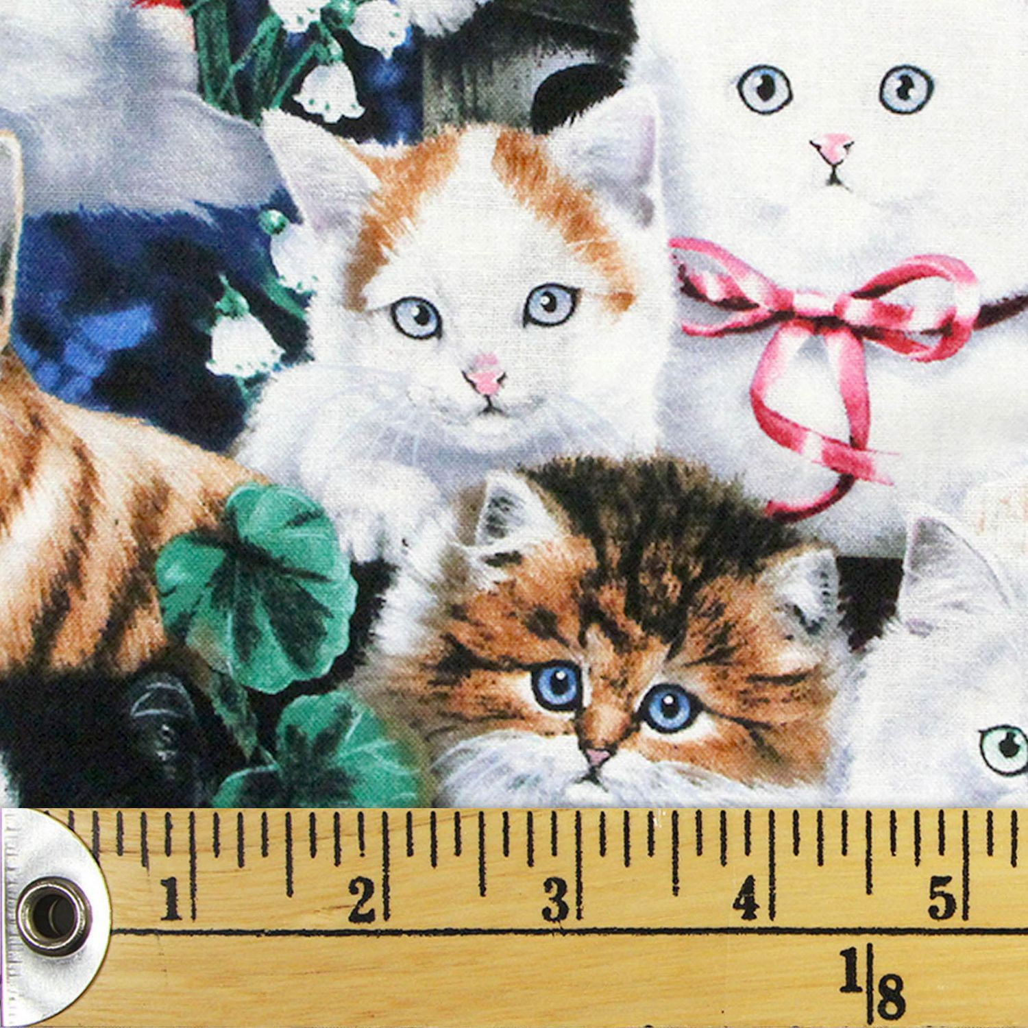 Tissu Au Metre En Coton Fabric Creations A Motif De Chatons De La Saint Valentin Walmart Canada