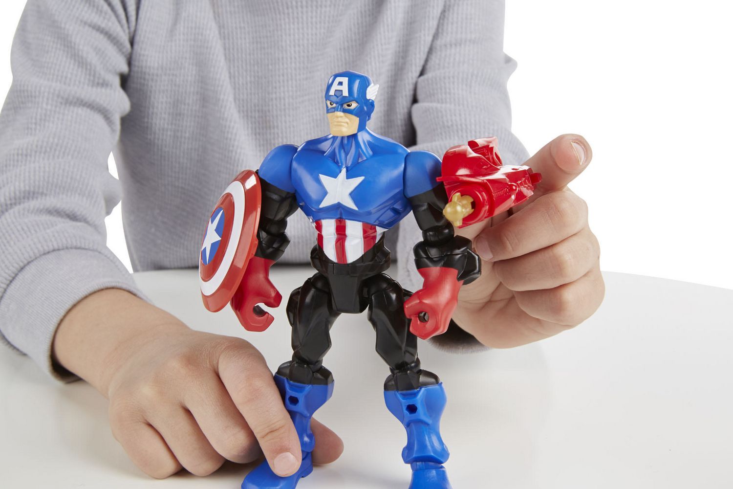 Marvel Super HERO Mashers Captain America Figure with The Capcycle 