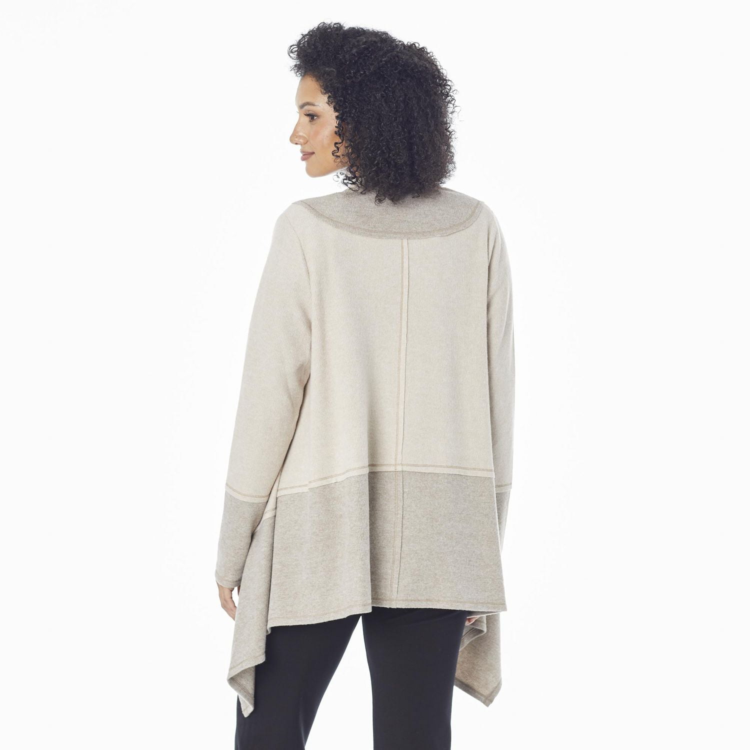 IVY Women's 2 Tone Flowy Cardigan