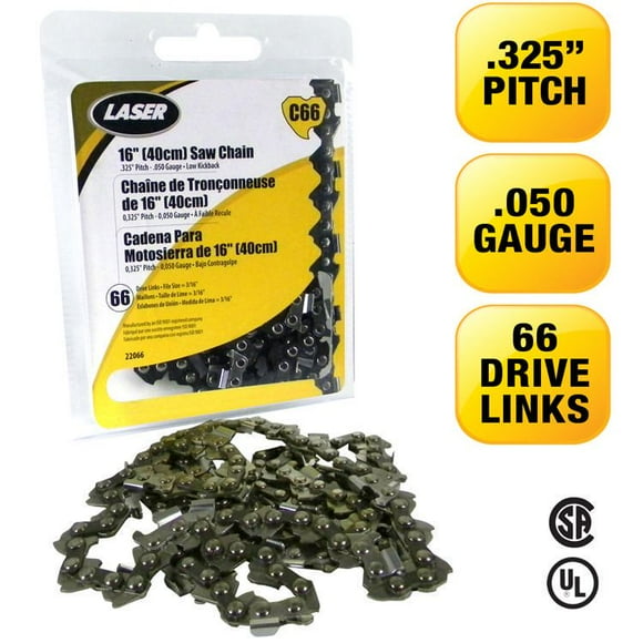 LASER Saw Chain .325-050 66 Drive Links