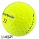 Mulligan - 12 balles de golf récupérées Taylormade Project (a) 5A, Jaune – image 1 sur 2