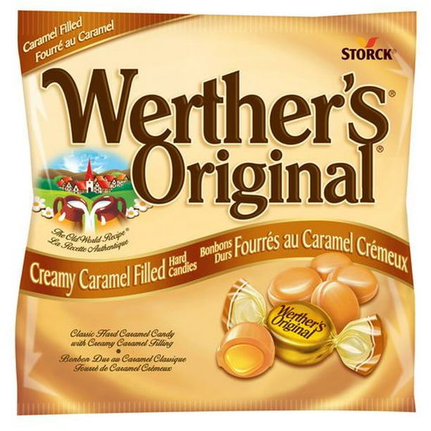 Bonbons durs fourrés au caramel crémeux Werther’s Original 158g Bonbons durs fourrés au caramel crémeux Werther’s Original