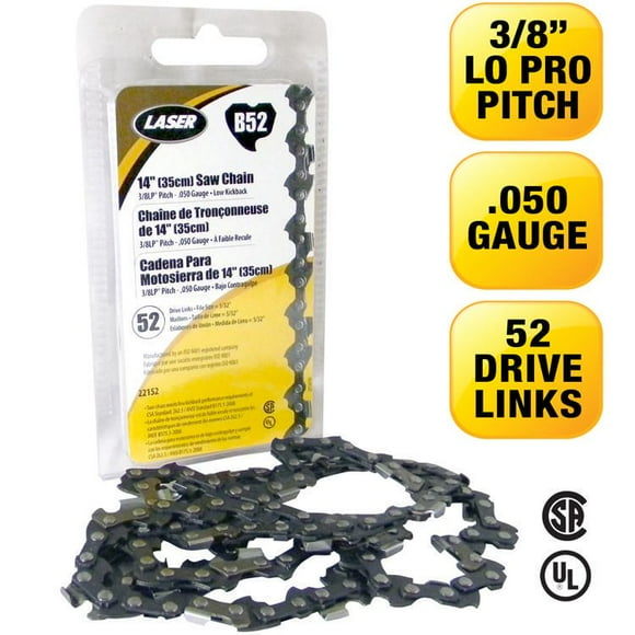 LASER Saw Chain 3/8LP-050 52 Drive Links