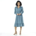 thumbnail image 1 of IVY Women's Satin Midi Dress, 1 of 6