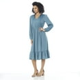 thumbnail image 3 of IVY Women's Satin Midi Dress, 3 of 6