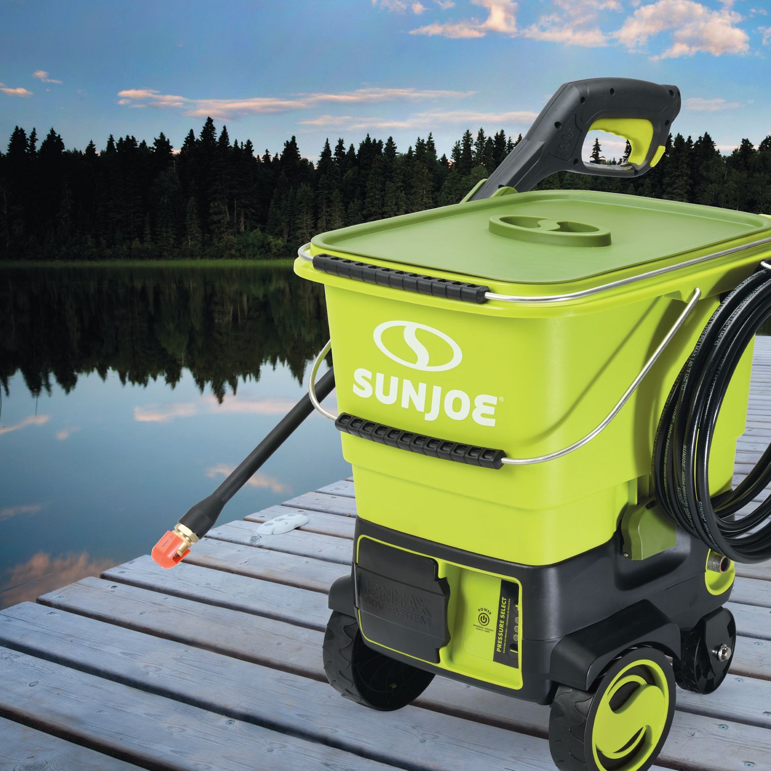 Sun Joe SPX6001C XR Cordless Pressure Washer 1160 PSI Max iON