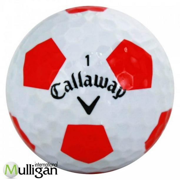 Mulligan - 12 balles de golf récupérées Callaway Chrome Soft Truvis 5A, Blanc