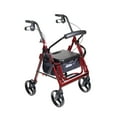 thumbnail image 1 of Drive Medical Blue Duet Dual Function Transport Wheelchair Rollator Rolling Walker, 1 of 4