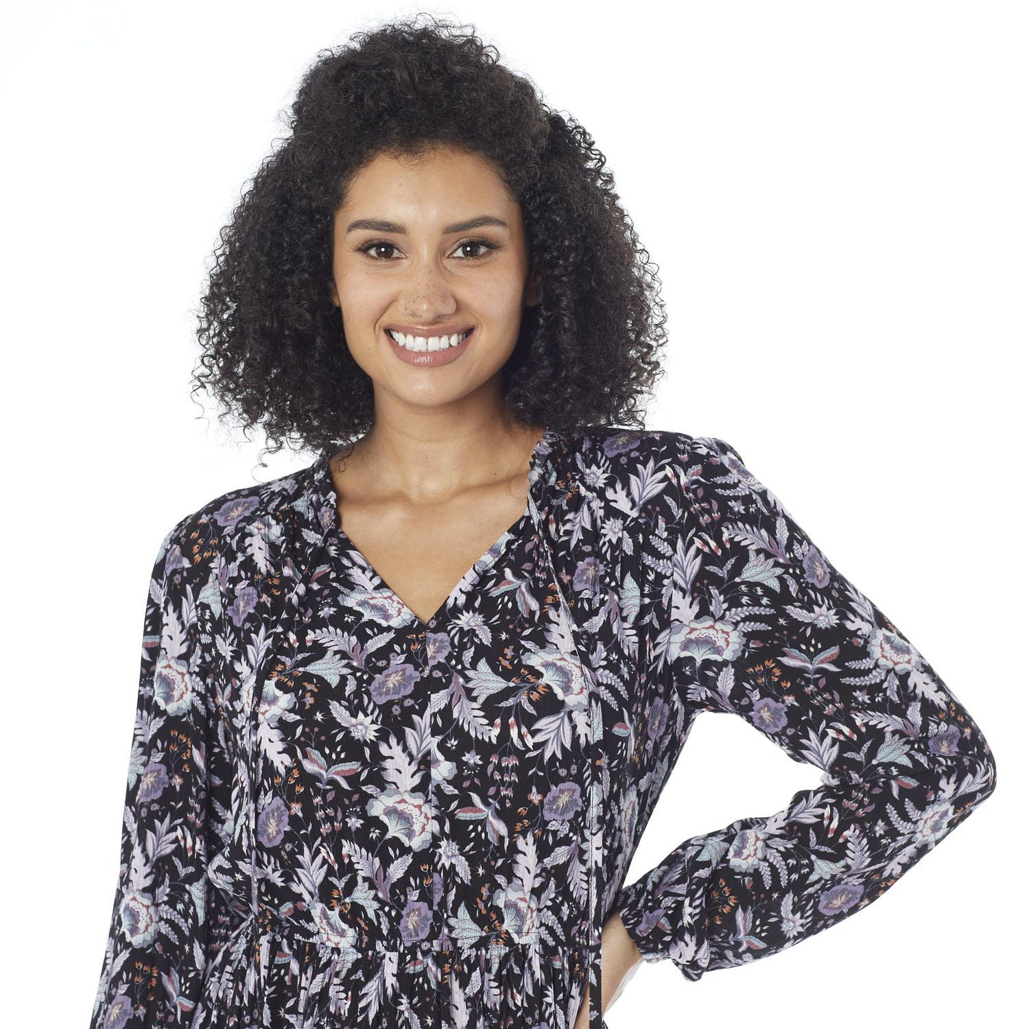 IVY Women's Printed Midi Dress