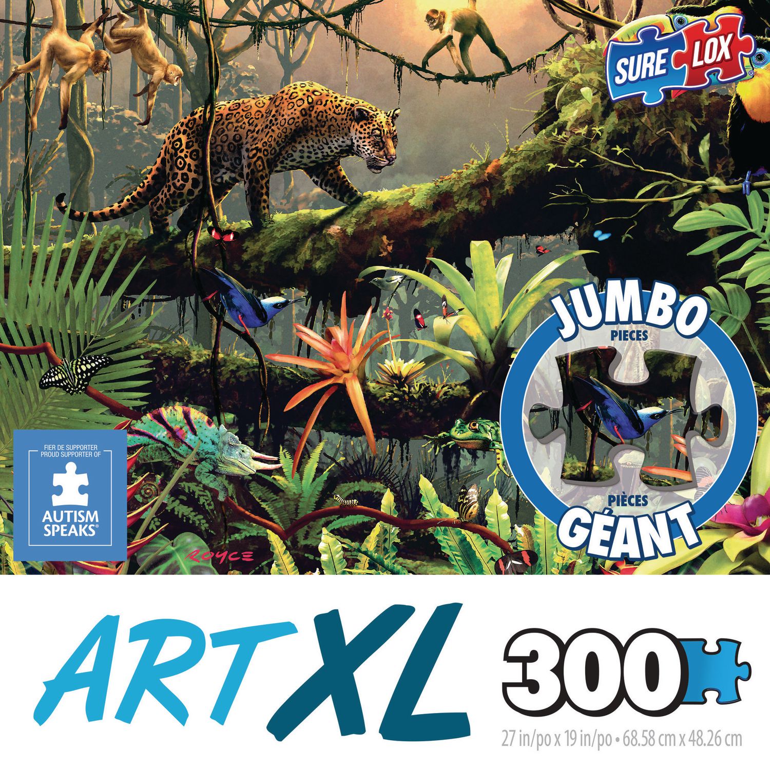 Sure-Lox 300 Pc Art XL Jungle Life Puzzle | Walmart Canada