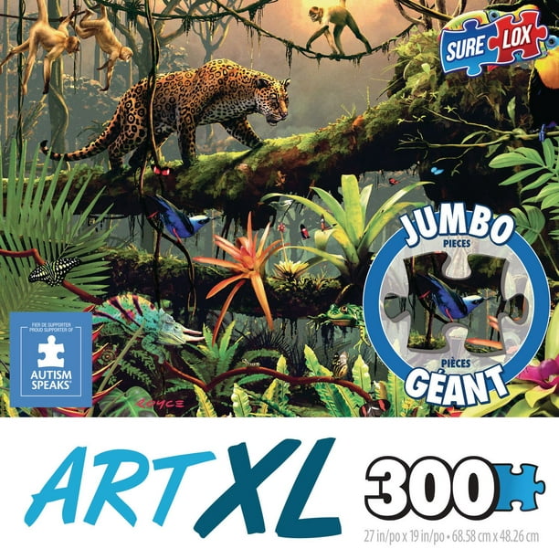 Casse-tête La vie dans la jungle ART XL de Sure-Lox 300 morceaux