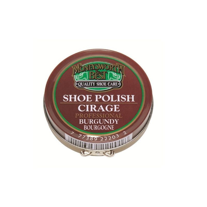 burgundy boot polish